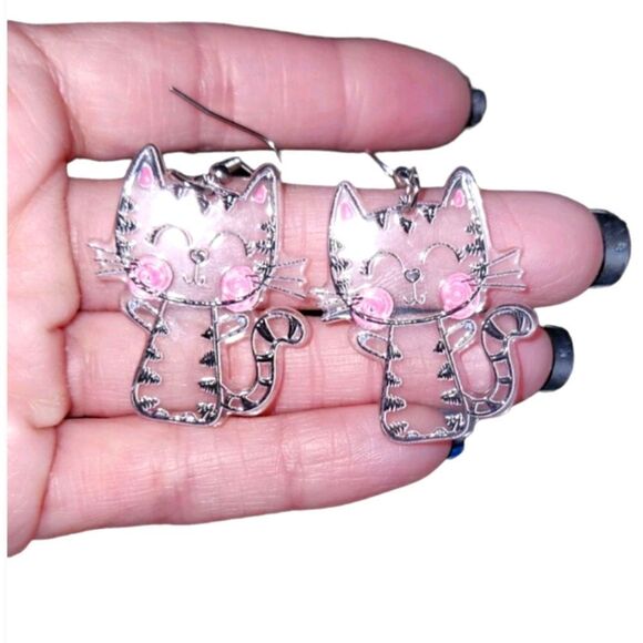 Cat Earrings   - Picture 4 of 6